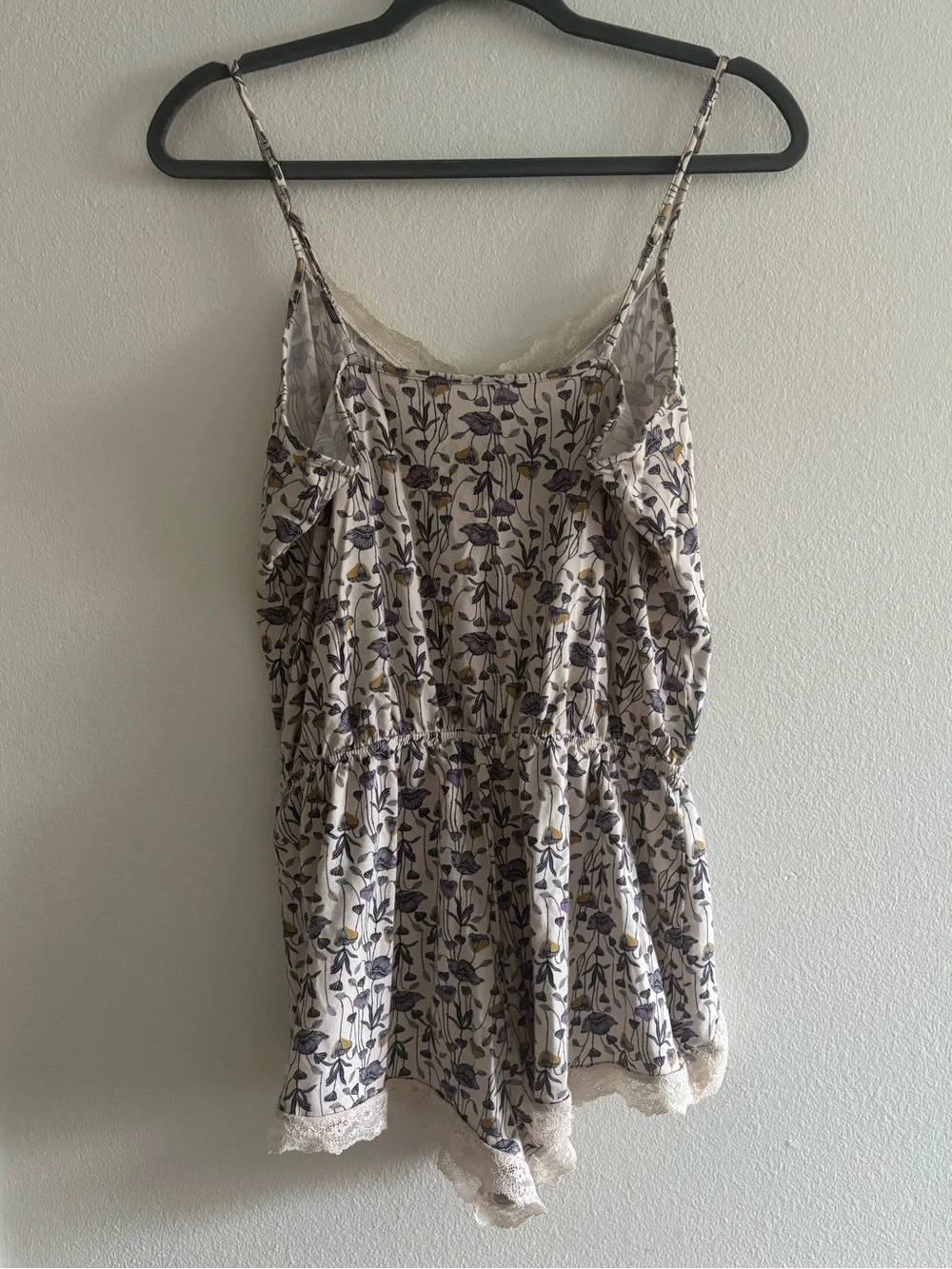ThirdLove Floral Pajama Sleep Romper Small